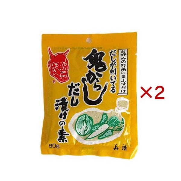 鬼からし だし漬けの素 粉/乾物・惣菜/【発売元、製造元、輸入元又は販売元】山清/・単品JAN：4903016223226/【鬼からし だし漬けの素 粉の商品詳細】●鬼からしと5種類のだし粉末を配合し、だしの旨味がかんじられる、からし漬けの...