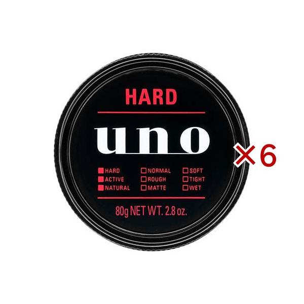 UNO ウーノ　ハイブリッドハード　80g 10個まとめ ウーノ ハイブリッドハード f ( 80g×6セット )/ ウーノ(uno) : 爽快