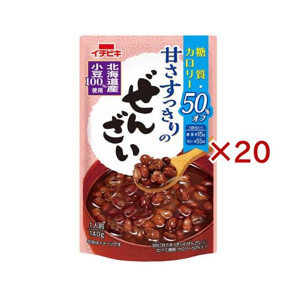 甘さすっきりの糖質カロリー50％オフぜんざい/お菓子/ブランド：イチビキ/【発売元、製造元、輸入元又は販売元】イチビキ/・単品JAN：4901011650221/【甘さすっきりの糖質カロリー50％オフぜんざいの商品詳細】●糖質・カロリー50...