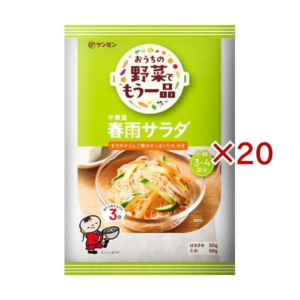 おうちの野菜でもう一品 中華風春雨サラダ/麺類/【発売元、製造元、輸入元又は販売元】ケンミン食品/・単品JAN：4901483027224/【おうちの野菜でもう一品 中華風春雨サラダの商品詳細】●あと一品欲しい時や、献立に困ったとき、おうち...