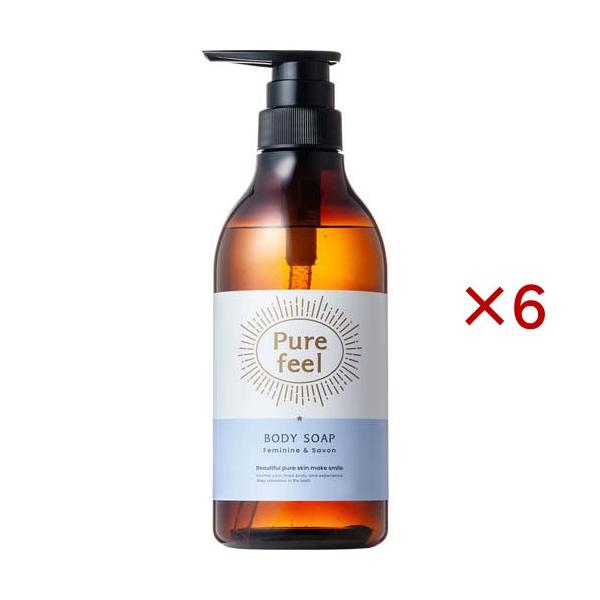 ピュアフィール ボディソープ フェミニン＆サボンの香り 本体 ( 480ml