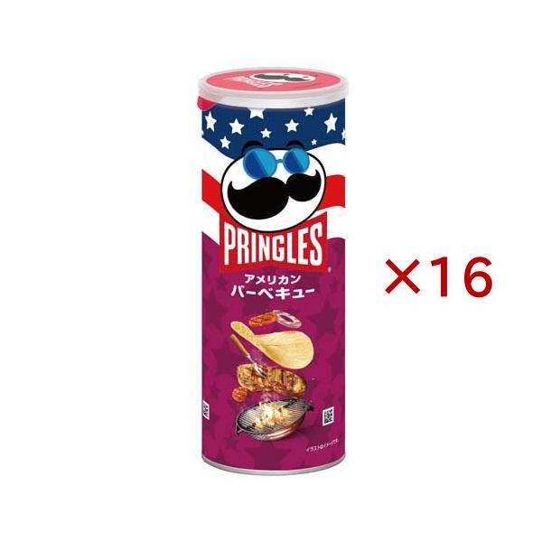 プリングルズ アメリカンバーベキュー ( 95g×16セット ) : 爽快