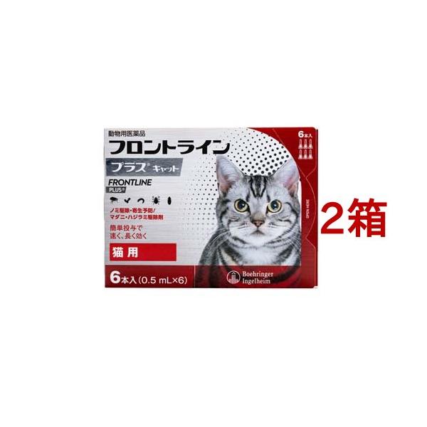 【動物用医薬品】フロントラインプラス 猫用(フロントライン フロントラインプラス frontline fronline ノミ のみ ノミダニ だに のみ取り ノミ取り のみとり ノミ捕り マダニ 猫 ネコ ねこ キャット 子猫 薬 予防 駆...