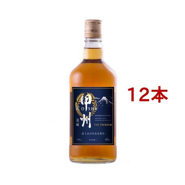 ウイスキー 甲州韮崎 ザ・プレミアム 瓶 ( 700ml*12本セット )/ : 爽快