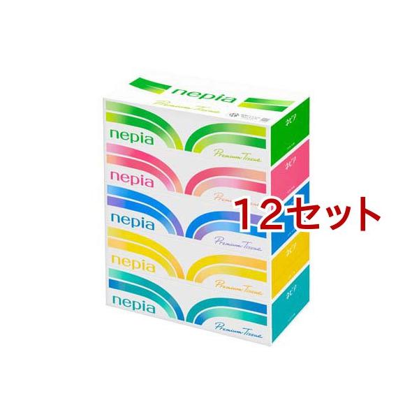 ネピア ネピアティッシュ ( 360枚入(180組)*5個パック*12セット