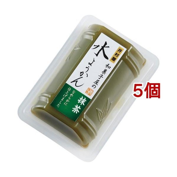 井村屋　水ようかん　小倉　抹茶　規格外品 井村屋 和菓子屋の水ようかん 抹茶 ( 83g*5個セット )/ : 爽快ドラッグ