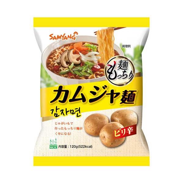 カムジャ麺 ピリ辛スープ ( 120g×40食入 )/ 三養ジャパン : 爽快