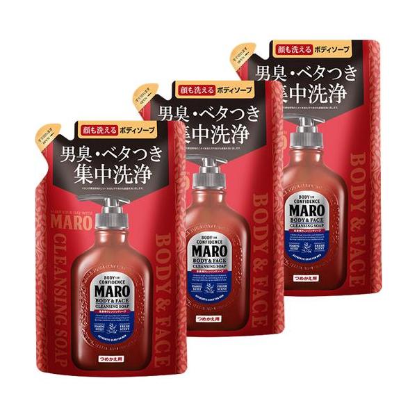 MARO 全身用クレンジングソープ つめかえ用 ( 380ml*3個セット