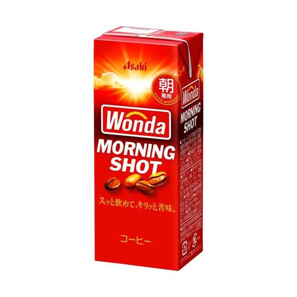 他サイト： ワンダ モーニングショット 紙パック ( 200ml×24本入 )/ ワンダ(WONDA) ( コーヒー )の商品画像