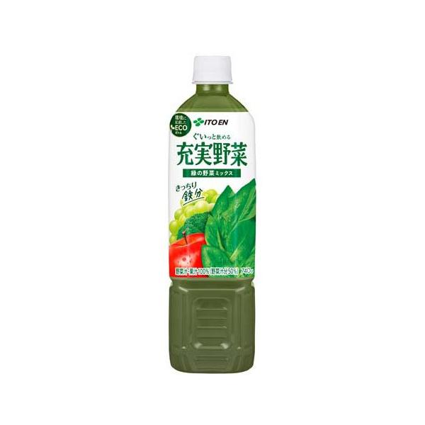 他サイト： 伊藤園 充実野菜 緑の野菜ミックス エコボトル ( 740g*15本入 )/ 充実野菜の商品画像