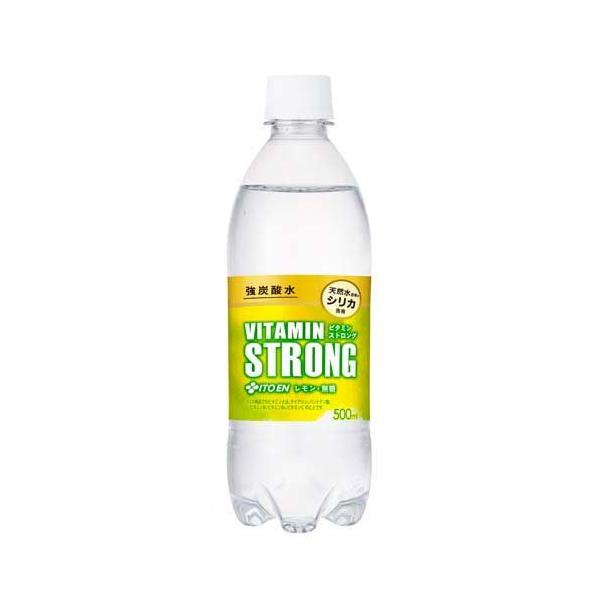 伊藤園 強炭酸水 ビタミン ストロング ( 500ml*24本入 )/ : 爽快
