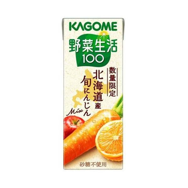 野菜生活100 北海道産旬にんじんMIX ( 200ml×24本入 ) : 爽快ドリンク
