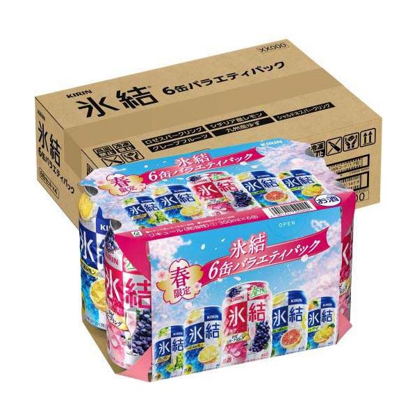 企画品)キリン 氷結 6缶バラエティパック ( 350ml×24缶 )/ : 爽快