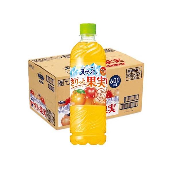 サントリー天然水 きりっと果実 オレンジ＆マンゴー ( 600ml×24本入