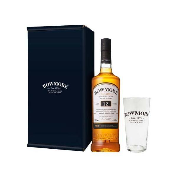 企画品)ボウモア 12年 シングルモルトウイスキー オリジナルグラス付き