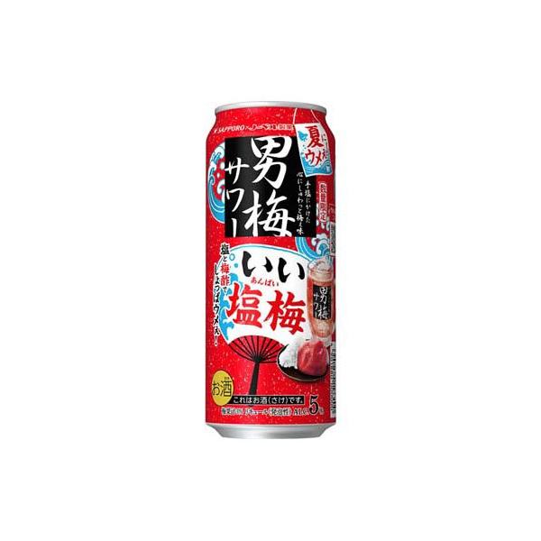 サッポロ 男梅サワー いい塩梅 缶 ( 500ml×24本入 )