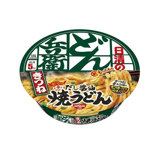 他サイト： 日清のどん兵衛 きつね焼うどん ケース ( 105g*12食入 )/ 日清のどん兵衛 ( インスタント和風カップ麺 防災 ストック 日清食品 )の商品画像