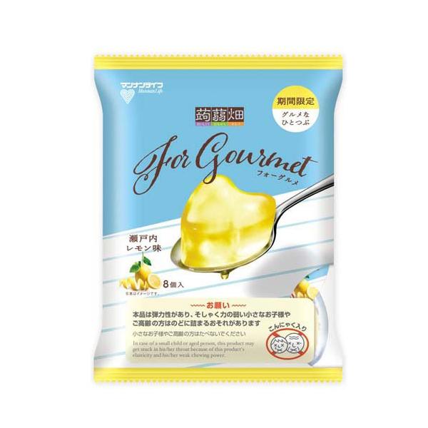蒟蒻畑 For Gourmet 瀬戸内レモン味 ( 8個×12袋入 )/ : 爽快ドリンク