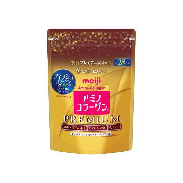 明治　アミノコラーゲンプレミアム　4袋 アミノコラーゲン プレミアム 約28日分 ( 196g )/ 明治 コラーゲン