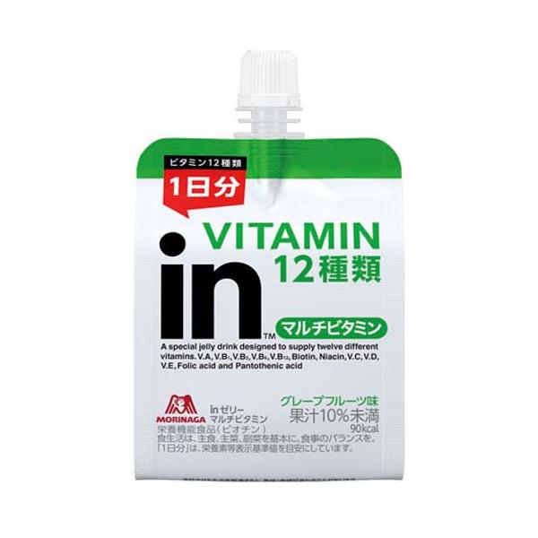 inゼリー マルチビタミン ( 180g×36個入 )/ 森永製菓 ゼリー飲料 体調