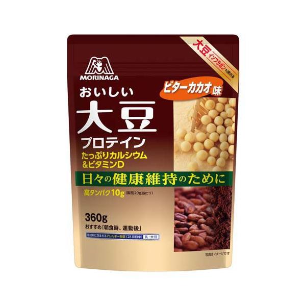 森永製菓 おいしい大豆プロテイン ビターカカオ味 ( 360g )/ ウイダー(Weider)