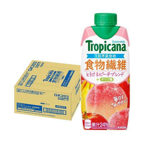 トロピカーナ エッセンシャルズ 食物繊維 ( 330ml×12本入 )/ : 爽快