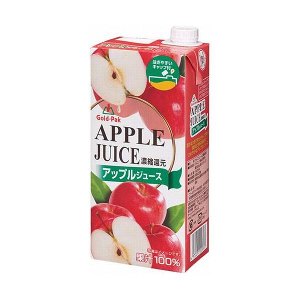 アップルジュース ( 1L×6本 )/ ゴールドパック りんご りんごジュース