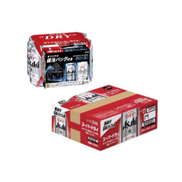 企画品)アサヒ スーパードライ 缶 保冷バッグ内封 ( 350ml×24本
