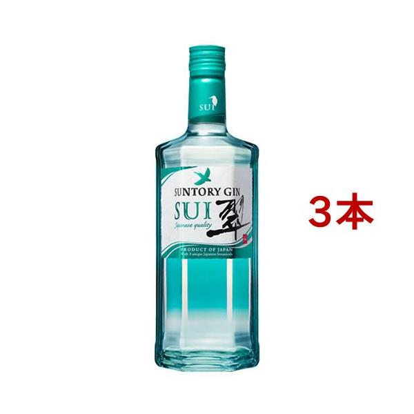 サントリー　翠　ジン　1800ml 3本 サントリー ジン 翠 SUI ( 700ml*3本セット ) : 爽快ドリンク