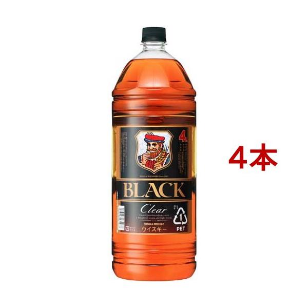 ブラックニッカクリア ペットボトル ( 4000ml*4本セット )/ ブラック