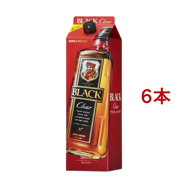 ブラックニッカクリア 紙パック ( 1800ml*6本セット )/ ブラックニッカ