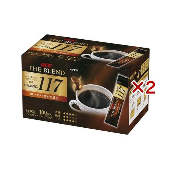 SALE中✨UCC ザ・ブレンド 117 114 インスタントコーヒー 15個 UCC ザ・ブレンド 117 スティック ( 100本入×2セット(1本2g) )/ : 爽快