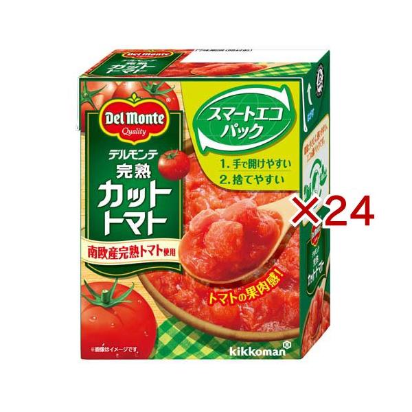 他サイト： デルモンテ 完熟カットトマト ( 12個入×2セット(1個388g) )/ デルモンテ ( 紙パック ストック パスタ 煮込み )の商品画像