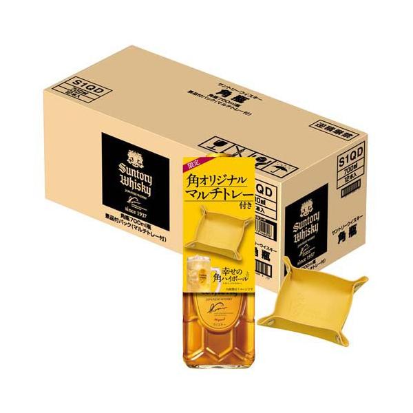 サントリー 角瓶 オリジナルマルチトレー付 ( 12本入×4セット(1本700ml