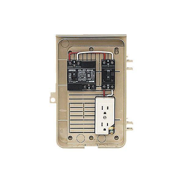 未来工業 屋外電力用仮設ボックス(漏電しゃ断器・分岐ブレーカ