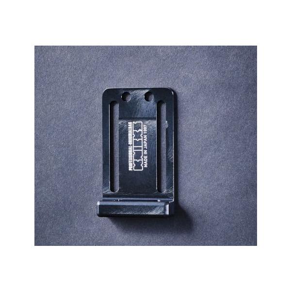 KNICKS ニックス フック金具付電動工具用プレート ブラック ALU