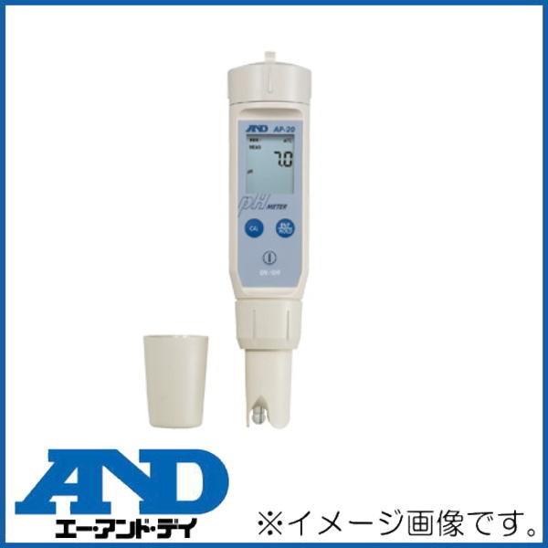 【美品】A&D 防水型pHメーター AP-20 校正液付き エーアンドデイ エー・アンド・デイ（A&D） コンパクトpHメータ AP-20 A＆D AP20 : 創