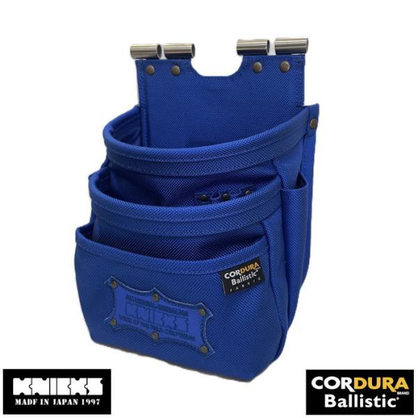 KNICKS（ニックス） バリスティック生地3段腰袋 チタン補強プレート入