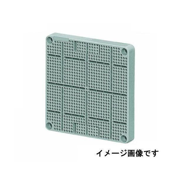 未来工業 取付自在板 正方形 75x75mm グレー 1ヶ BPF-0808G