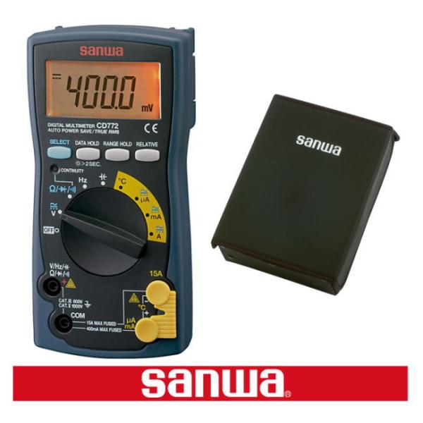 sanwa デジタルテスター CD772 / C77H ハードケース付 デジタルマルチ