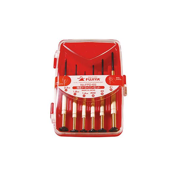 (未使用･未開封品)フジ矢(Fujiya) 精密ドライバーセット(6本組) FPD-6S フジ矢 精密ドライバーセット6本組 FPD-6S FUJIYA : 創工館 - 通販