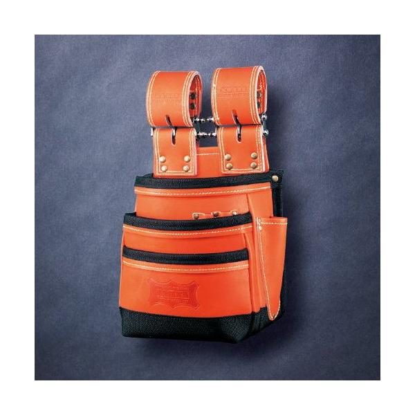 KNICKS ニックス KGR-301DDXレッド KNICKS ニックス KGR-301DDX 最高級赤色グローブ革3段腰袋