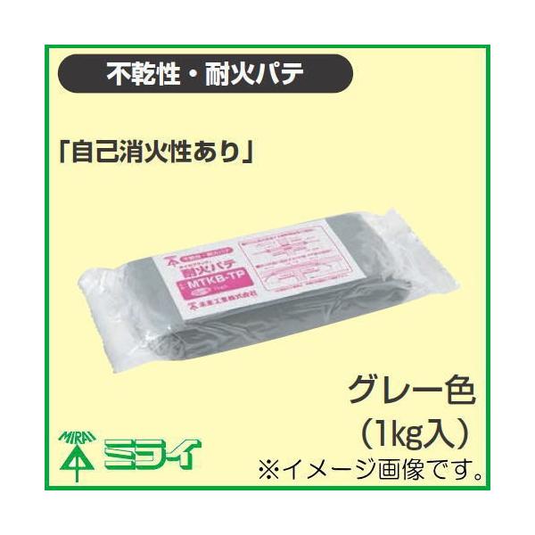 未来工業 耐火パテ グレー 1kg MTKB-TP MIRAI : 創工館 - 通販