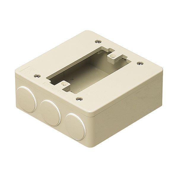 未来工業 PVKボックス(器具用) ベージュ PVK-ALN1PKJ 1ヶ MIRAI 未来工業 PVKボックス(器具用) ベージュ PVK-ALN1PKJ 1ヶ MIRAI