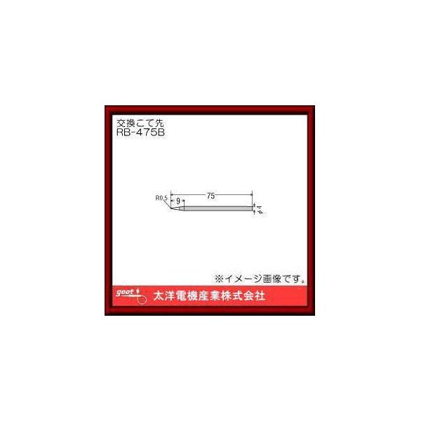 (未使用･未開封品)　goot 替えこて先 RB-475B tu1jdyt はんだこて用交換用こて先(KYP-70用) RB-475B グット : 創工館 - 通販