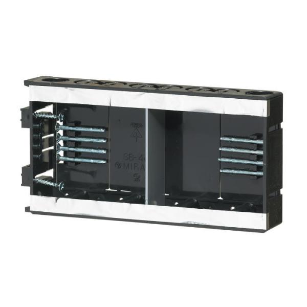 未来工業 台付スライドボックス 4ヶ用 1ヶ SB-4W MIRAI : 創工館