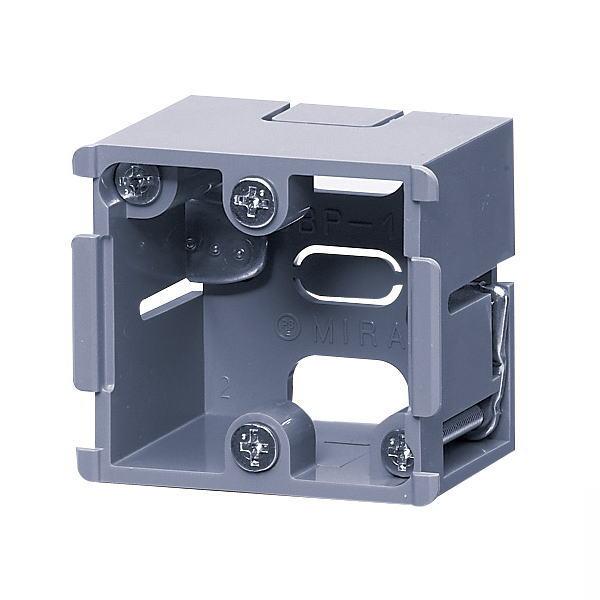 未来工業 パネルボックス ミニプレート1コ用 SBP-1H 1ヶ MIRAI : 創工