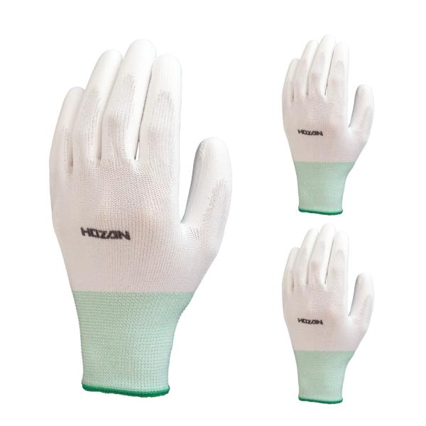 他サイト： 作業用グローブ Ｍサイズ 3双入 Z-382-M ホーザン HOZAN 手袋の商品画像