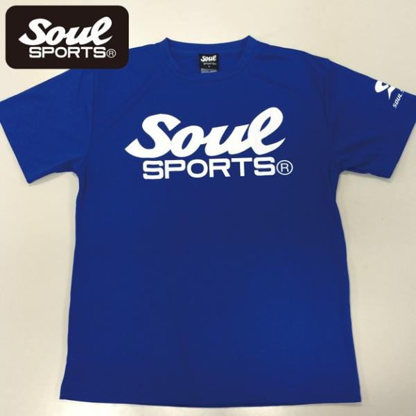 Cultur メッシュスポーツシャツ 24 魂 ドライメッシュ 吸汗速乾 半袖 Tシャツ SOULロゴ SOUL SPORTS