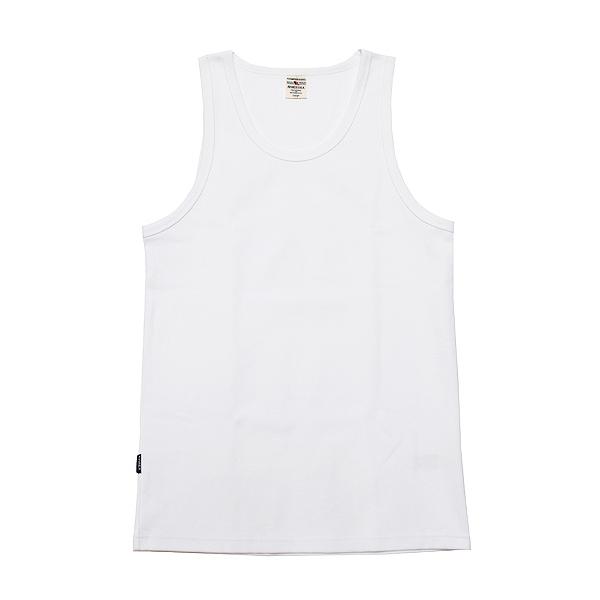 AVIREX アヴィレックス タンクトップ RIB TANK TOP ミリタリー リブ編み ストレッチ 抗菌防臭 7835937002 ホワイト S M L XL
